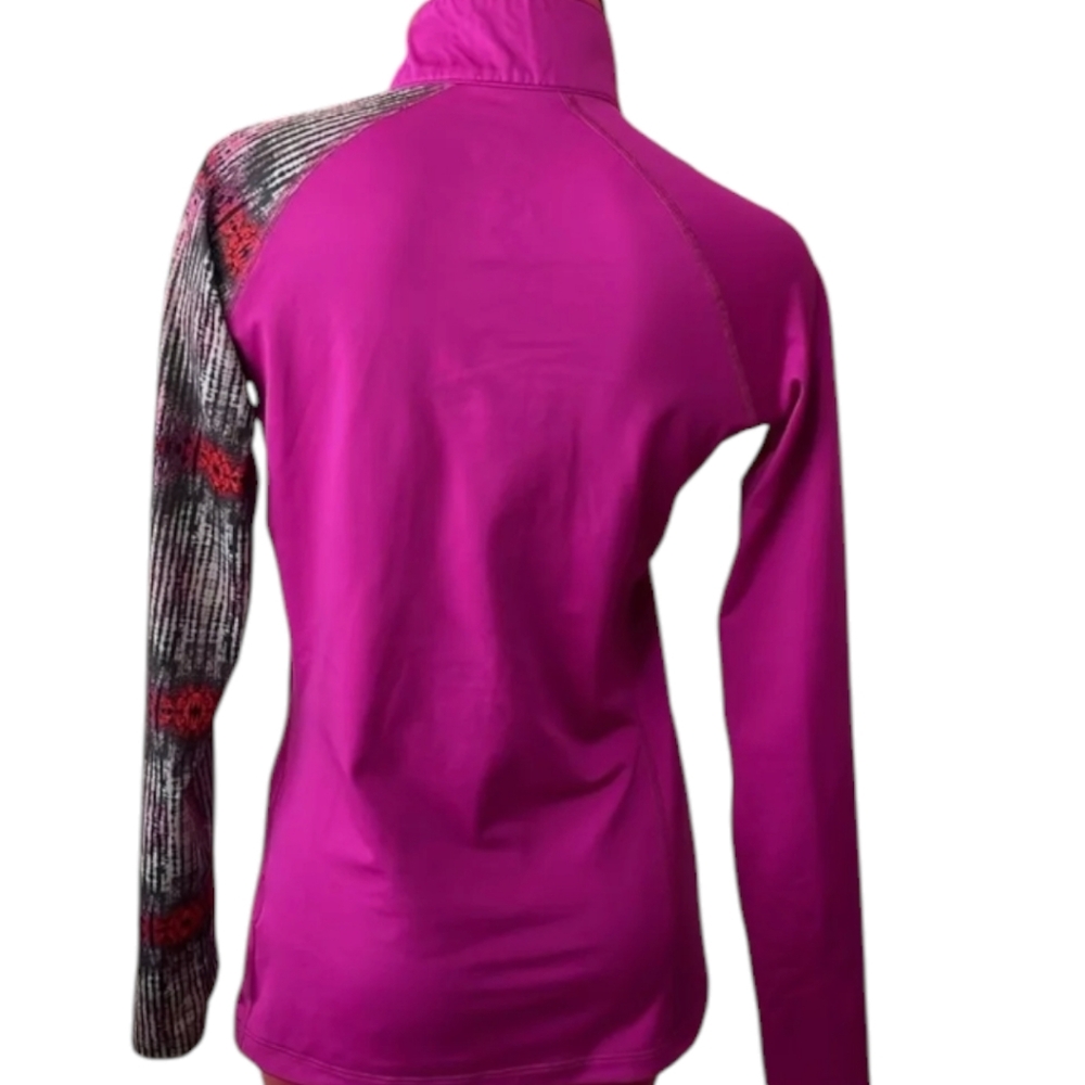 Nike Pro Combat Dri-Fit Fitted Pullover 1/4 Zip Running Jacket Sweatshirt medium - Picture 2 of 3